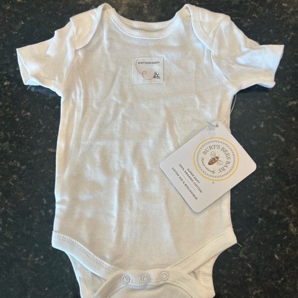Burt's Bees Baby Cream Onesie